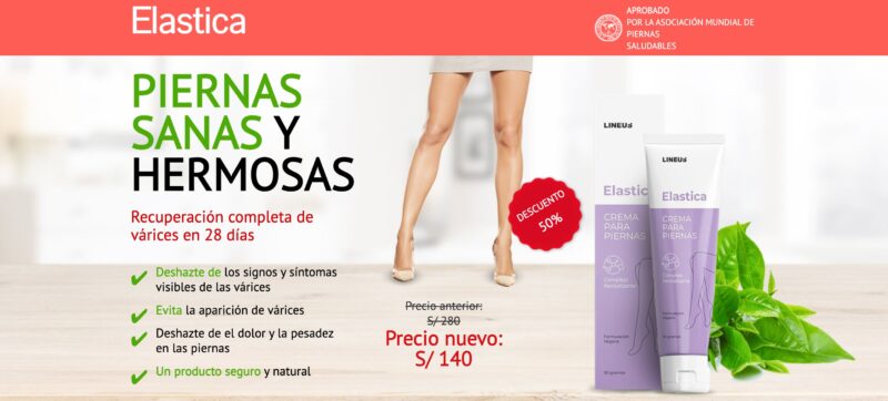 Crema totalmente natural para las varices